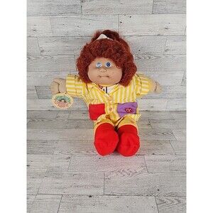 Vintage 1982 Cabbage Patch Kids Cornsilk Curly Red-Haired 16” Girl Doll